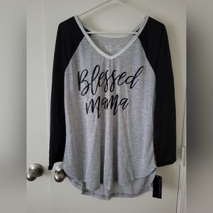 Signature studio Blessed Mama shirt